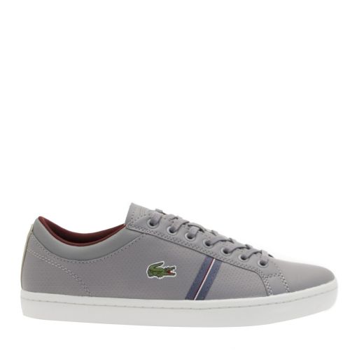 Mens Grey Straightset Trainers 33830 by Lacoste from Hurleys