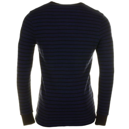 Mens Tench Blue Classic Bounded Stripe L/s Tee Shirt 64115 by G Star from Hurleys