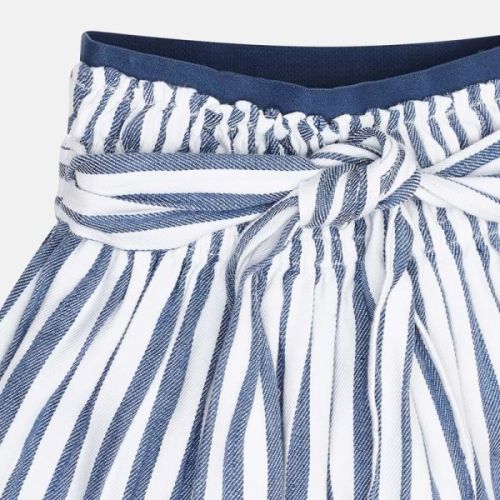 Girls Blue Soft Stripe Skirt 58291 by Mayoral from Hurleys