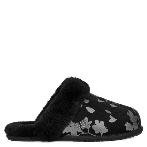 Womens Black Scuffette II Floral Foil Slippers 87358 by UGG from Hurleys