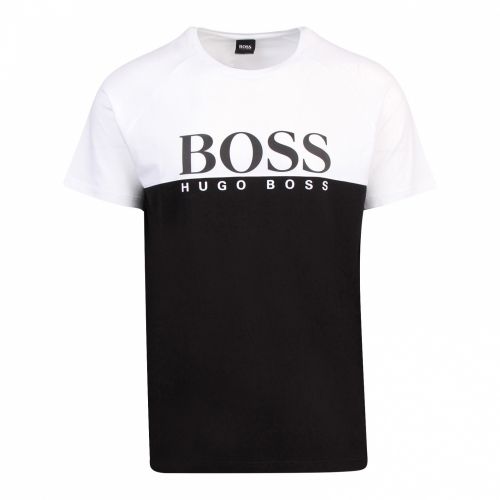Mens Black/White Colourblock S/s T Shirt 51753 by BOSS from Hurleys