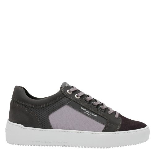 Mens Pearl Grey Venice Velvet Trainers 53271 by Android Homme from Hurleys