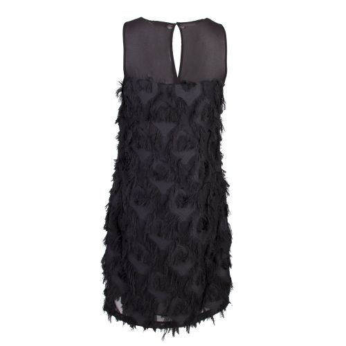 Womens Black Feather Shift Dress 31136 by Michael Kors from Hurleys