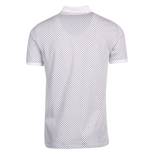 Mens White Eagle Spot S/s Polo Shirt 55522 by Emporio Armani from Hurleys