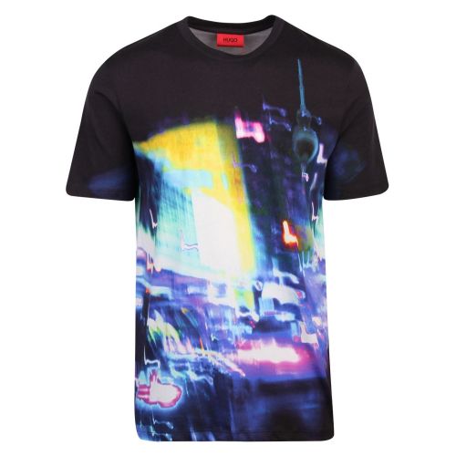 Mens Black Ducy Printed S/s T Shirt 56932 by HUGO from Hurleys