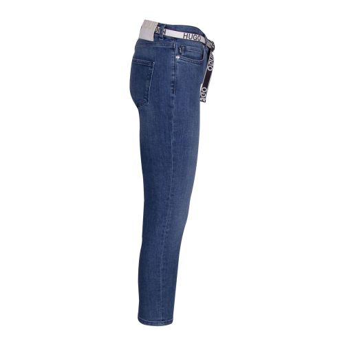 Womens Blue Charlie Crop Skinny Fit Jeans 88298 by HUGO from Hurleys