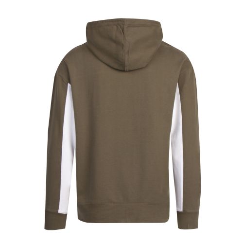 Mens Olive Night Colourblock Hooded Sweat Top 53445 by Levi's from Hurleys