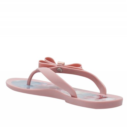 Womens Light Pink Suzzip Bow Flip Flops 50088 by Ted Baker from Hurleys