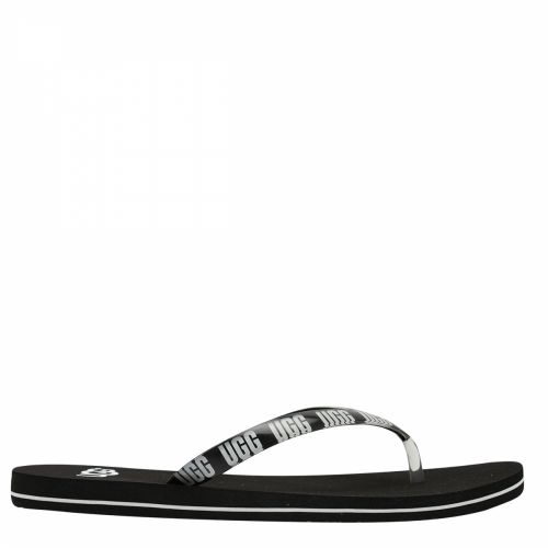 Womens Black Simi Graphic Flip Flops 39552 by UGG from Hurleys
