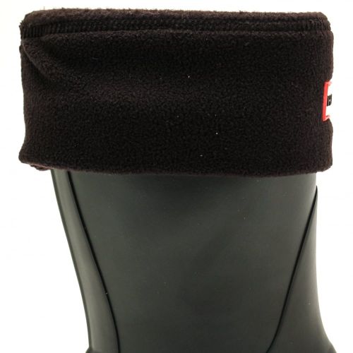 Womens Classic Black Short Fleece Socks 56717 by Hunter from Hurleys