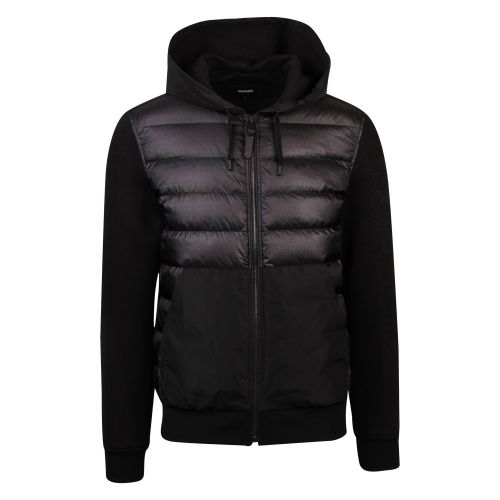 Mens Black Will Padded Hooded Jacket 59838 by Mackage from Hurleys