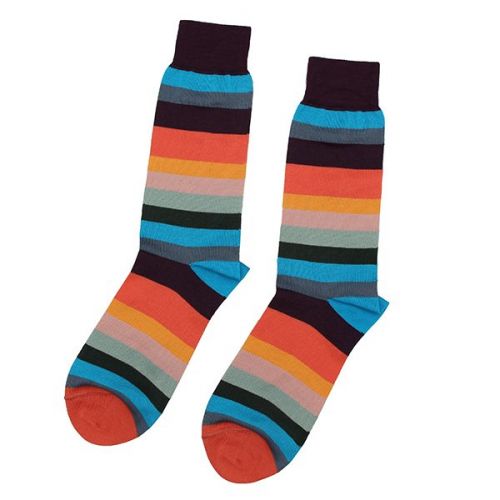 PS Paul Smith Socks Mens Multicoloured Artist Stripe | Hurleys