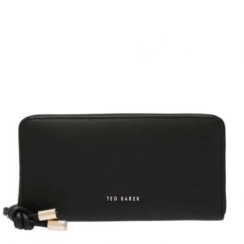 Womens Black Myyleu Knotted Zip Around Purse 95426 by Ted Baker from Hurleys