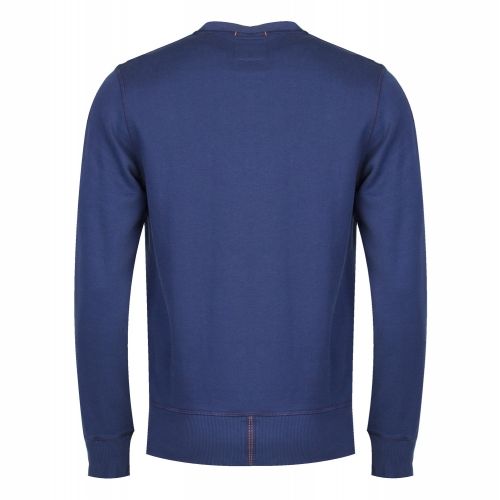 Mens Cadet Blue Caleb Crew Sweat Top 32170 by Parajumpers from Hurleys