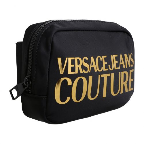 Versace Jeans Couture Mens Black Logo Bumbag | Hurleys
