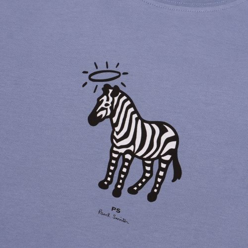 Mens Pale Blue Halo Zebra S/s T Shirt 60427 by PS Paul Smith from Hurleys