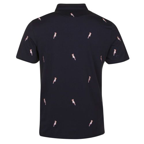 Mens Navy Scraffy Cockatoo S/s Polo Shirt 23683 by Ted Baker from Hurleys