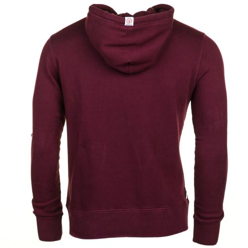 Mens Bordeaux Hooded Sweat Top 66167 by Franklin + Marshall from Hurleys