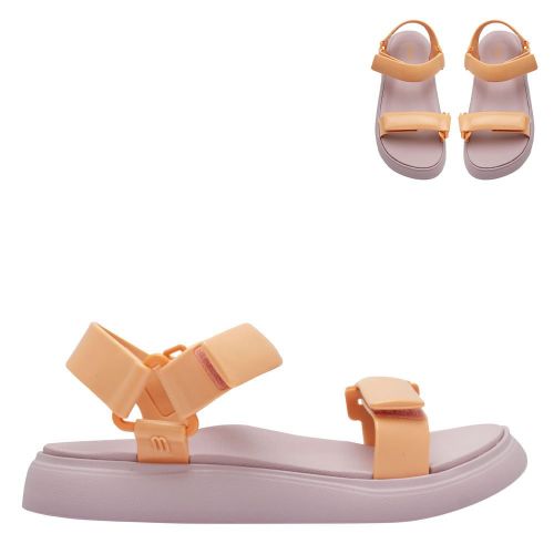 Womens Orange Contrast Papete Essential Sandals 89677 by Melissa from Hurleys
