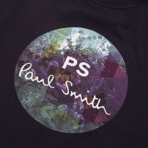 Mens Dark Navy Circle Logo Regular Fit S/s T Shirt 74005 by PS Paul Smith from Hurleys