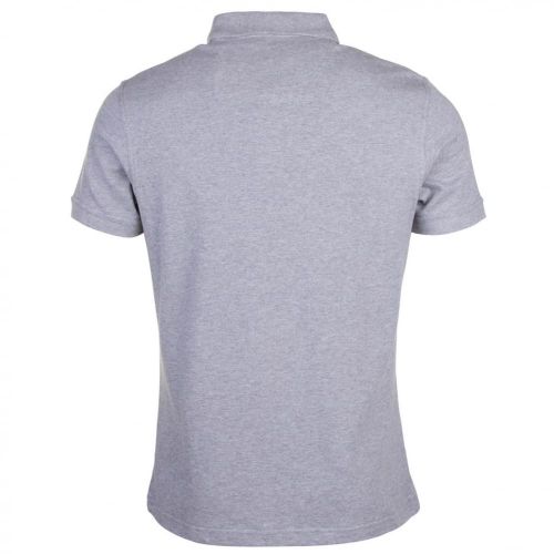 Mens Grey Marl Essential S/s Polo Shirt 17753 by Barbour International from Hurleys