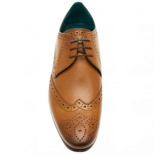 Mens Tan Albinn Brogue Shoes 17158 by Ted Baker from Hurleys