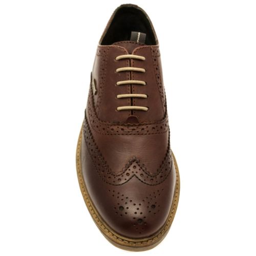 Lifestyle Mens Dark Brown Redcar Oxford Brogues 63697 by Barbour from Hurleys