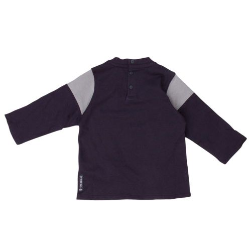 Baby Navy Eagle Star L/s T Shirt 11628 by Armani Junior from Hurleys