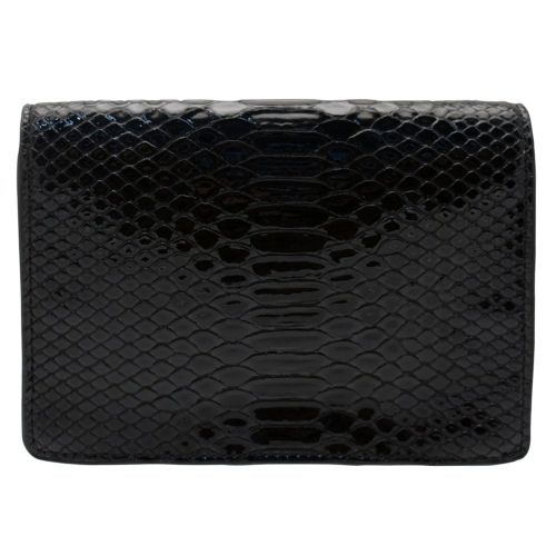 Womens Black Croc Effect Clutch 19946 by Emporio Armani from Hurleys