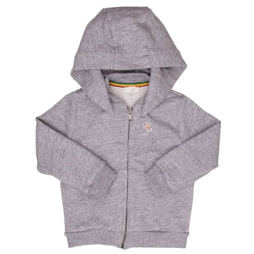 Boys Marl Grey Patterson 2 Hood Zip Jacket 13416 by Paul Smith Junior from Hurleys