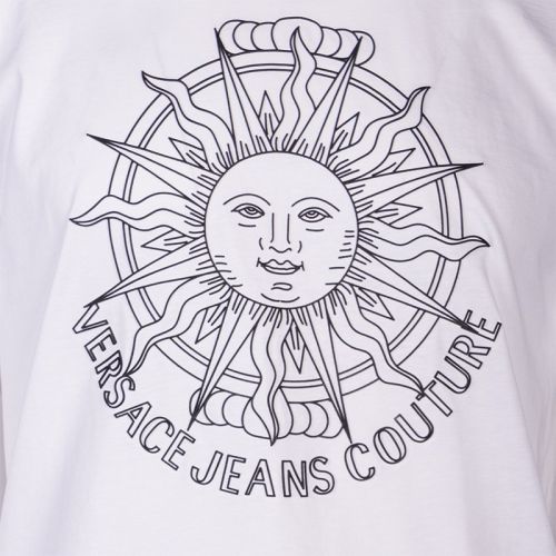 Mens White Sun Garland Regular Fit S/s T Shirt 103449 by Versace Jeans Couture from Hurleys