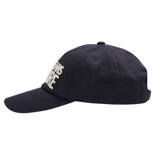 Mens Black Gold Embroidered Logo Cap 105790 by Versace Jeans Couture from Hurleys