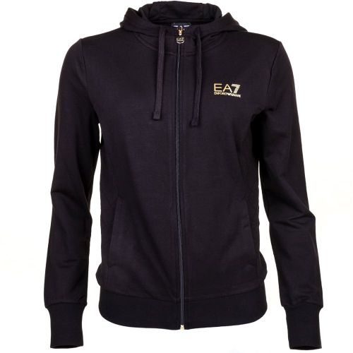 Womens Black Training Hooded Tracksuit 64441 by EA7 from Hurleys