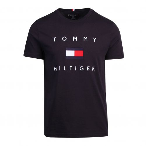 Mens Desert Sky Tommy Flag Hilfiger S/s T Shirt 76700 by Tommy Hilfiger from Hurleys