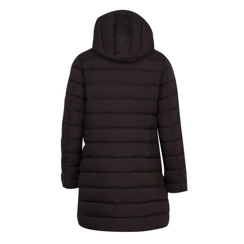 Womens Black Spoutnic Soft Long Coat 77292 by Pyrenex from Hurleys
