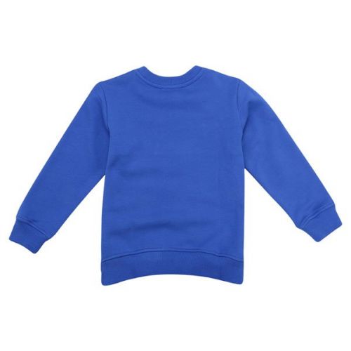 Boys Surf Blue Colour Block Sweat Top 107684 by Moschino from Hurleys