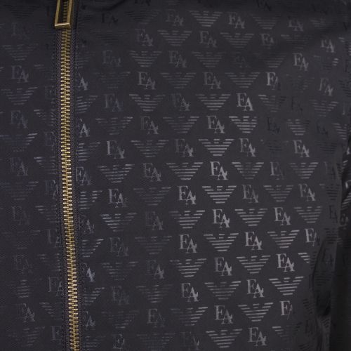 Mens Black Eagle Branded Reversible Jacket 45656 by Emporio Armani from Hurleys