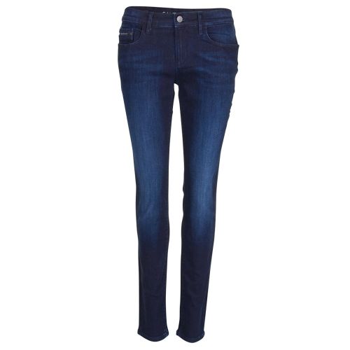 Womens Blue Mid Rise Skinny Jeans 72586 by Calvin Klein from Hurleys