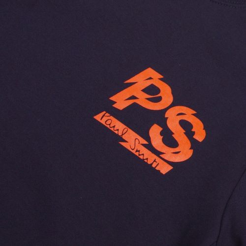 Mens Dark Navy PS Logo Regular Fit Crew Sweat Top 52501 by PS Paul Smith from Hurleys