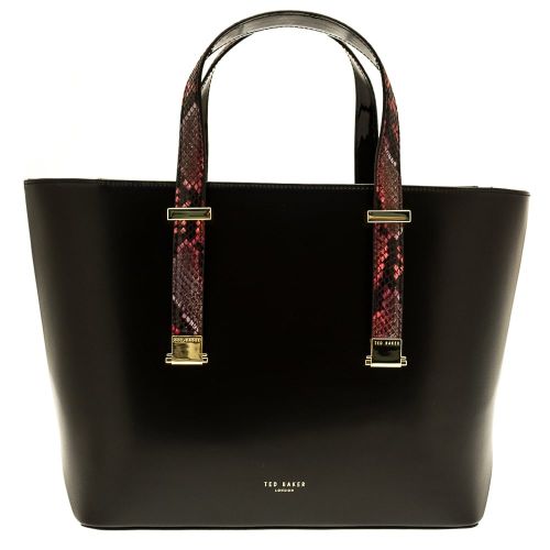 Womens Black Alicia Exotic Handle Detail Shopper 68532 by Ted Baker from Hurleys