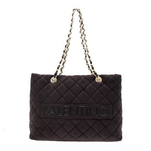 Womens Black Arrival Soft Quilted Shopper Bag 33624 by Valentino from Hurleys