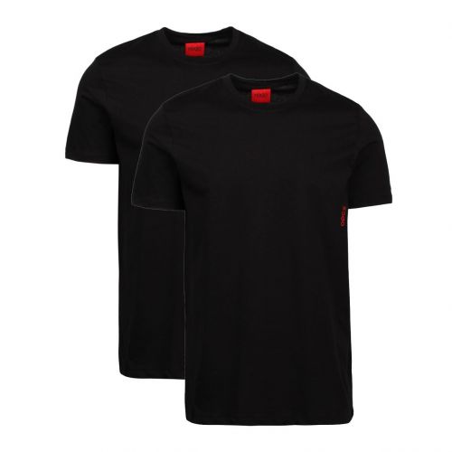 Mens Black Twin Pack Body S/s T Shirt 95485 by HUGO from Hurleys