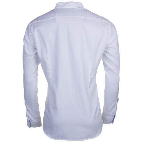 Mens White C-Buster L/s Shirt 6593 by BOSS from Hurleys