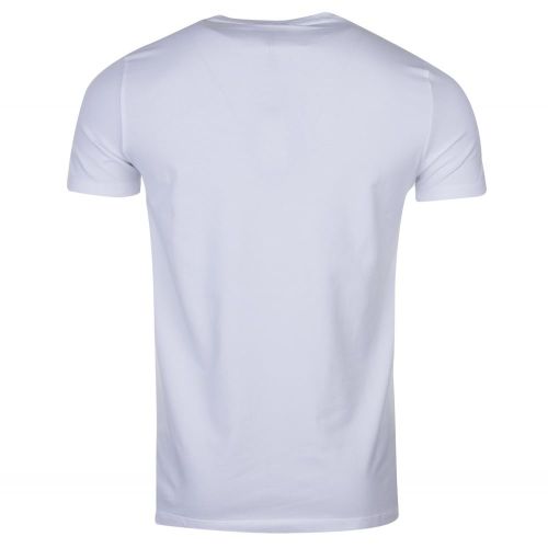 Mens White Chest Logo S/s T Shirt 22361 by Emporio Armani from Hurleys