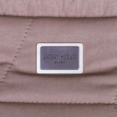 Mens Loden Green Black Label Contrast Bomber Jacket 65233 by Antony Morato from Hurleys