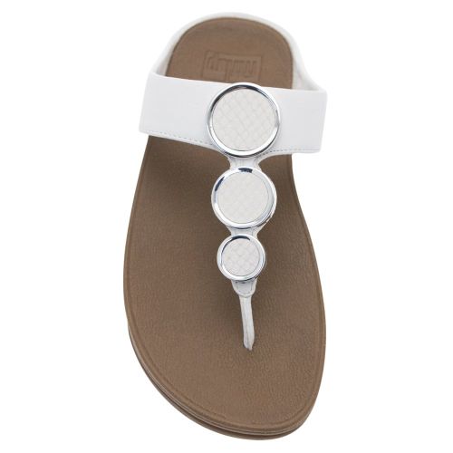 Womens Urban White Halo™ Toe-Thong Sandals 23819 by FitFlop from Hurleys