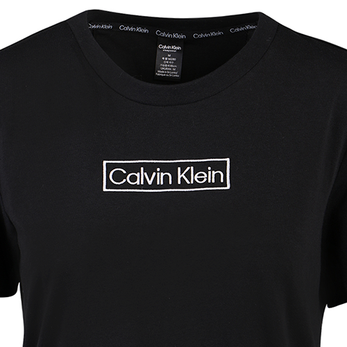 Womens Black Heritage Lounge S/s T Shirt 107580 by Calvin Klein from Hurleys