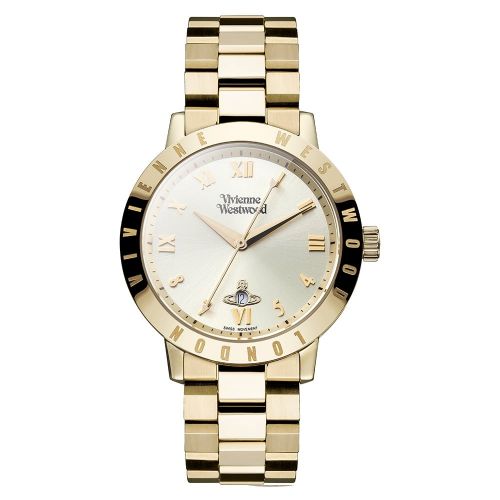 Womens Gold Bloomsbury Bracelet Watch 67200 by Vivienne Westwood from Hurleys