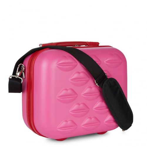 Womens Peony & Red Lips Vanity Case 19352 by Lulu Guinness from Hurleys