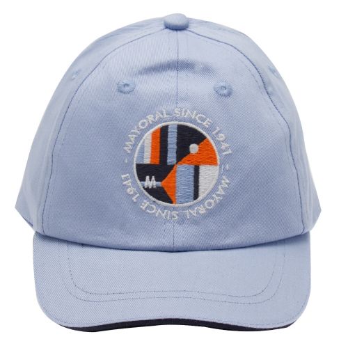 Infant Light Blue Branded Cap 40194 by Mayoral from Hurleys